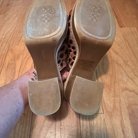 Vince Camuto Brown Leopard Platform Sandals - Picture 5 of 10